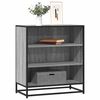 vidaXL Sideboard Grey Sonoma &Kappa;&alpha;&tau;&alpha;&sigma;&kappa;&epsilon;&upsilon;&alpha;&sigma;&mu;έ&nu;&omicron; &xi;ύ&lambda;&omicron; &kappa;&alpha;&iota; &mu;έ&tau;&alpha;&lambda;&lambda;&omicron;