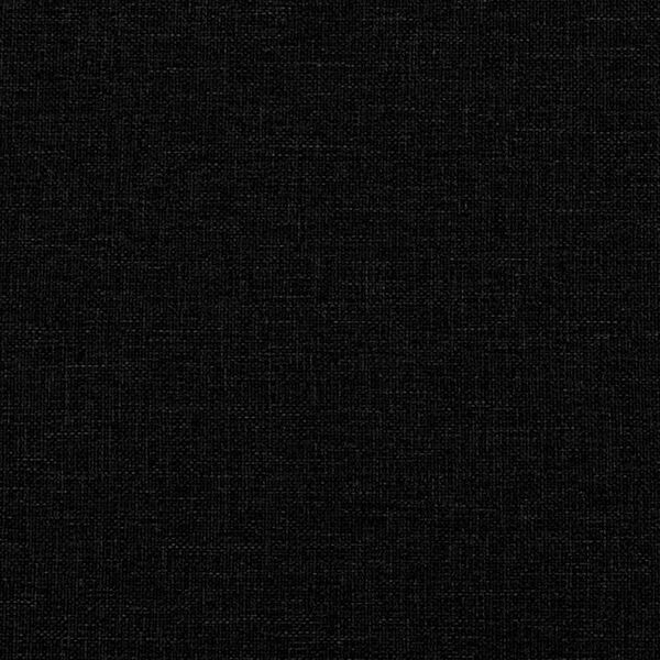vidaXL Οθωμανικό κρεβάτι με στρώμα Μαύρο 180x200cm Ύφασμα