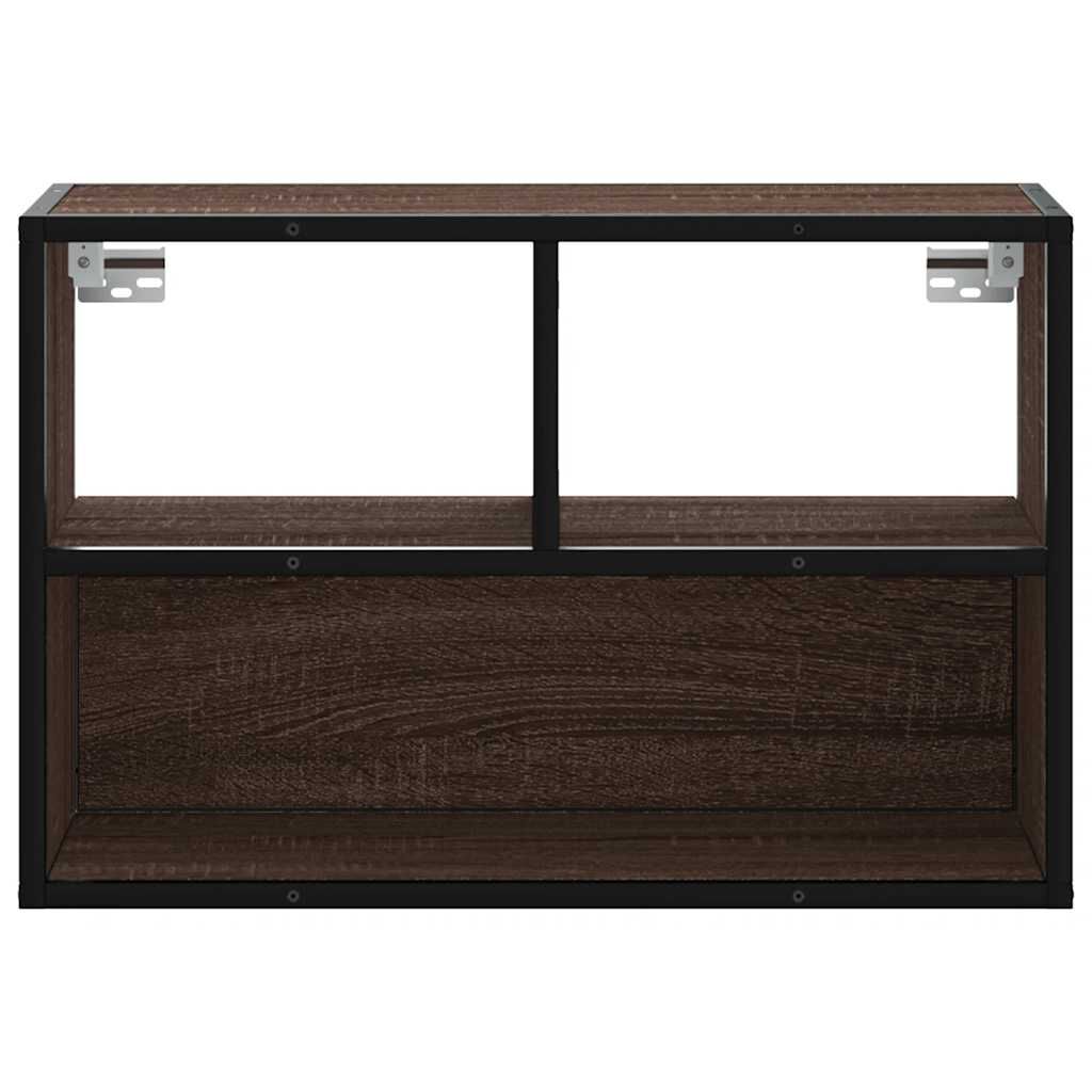 vidaXL Έπιπλο Τηλεόρασης Καφέ Δρυς 60x31x39,5 εκ. Επεξεργασμένο Ξύλο