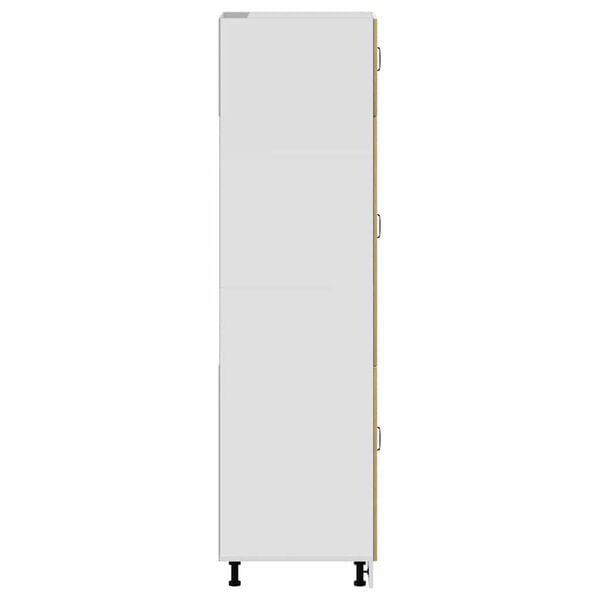 vidaXL Ντουλάπι κουζίνας "Kalmar" High Gloss White Engineered Wood