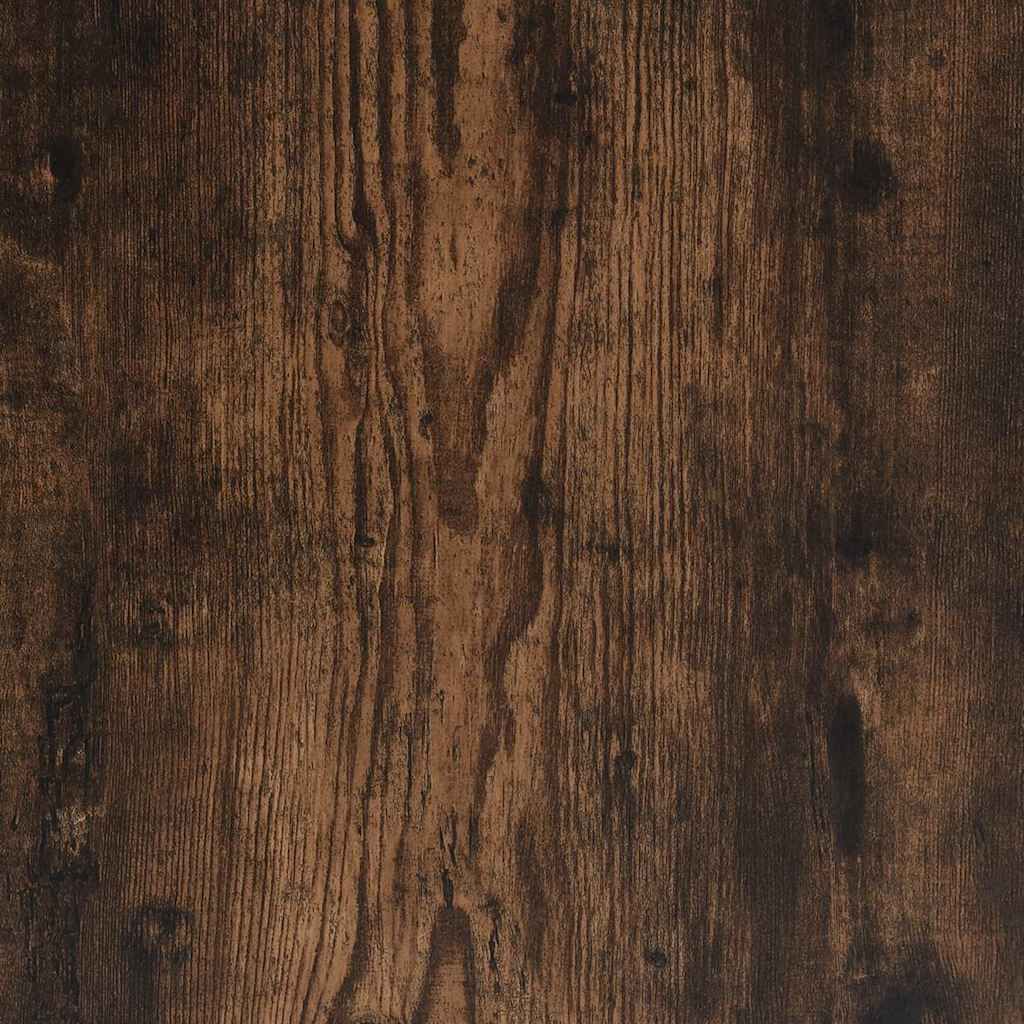 vidaXL Ντουλάπι Πλυντηρίου Καπνιστή Δρυς 64 x 25,5 x 190 εκ.