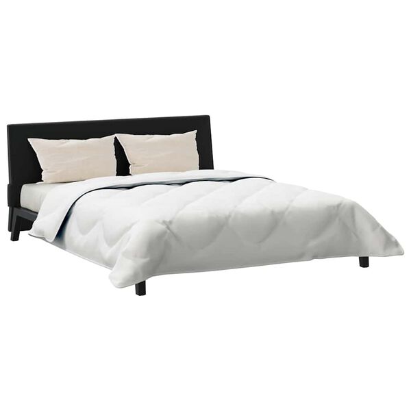 vidaXL Πάπλωμα με μαξιλάρι 3 pcs Λευκό 200 x 200 cm Μικροΐνες