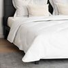 Παπλωμα με Μαξιλάρια Argyle 3 pcs Λευκό 240 x 260 εκ. Μικροΐνες