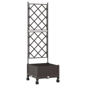 vidaXL &Gamma;&lambda;ά&sigma;&tau;&rho;&alpha; &kappa;ή&pi;&omicron;&upsilon; &mu;&epsilon; &pi;έ&rho;&gamma;&kappa;&omicron;&lambda;&alpha; & &tau;&rho;&omicron;&chi;&omicron;ύ&sigmaf; &Kappa;&alpha;&phi;έ 40 x 40 x 131,5 &epsilon;&kappa;. PP