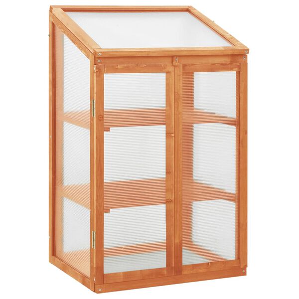 vidaXL Θερμοκήπιο 60 x 45 x 100 εκ. από Ξύλο Ελάτης