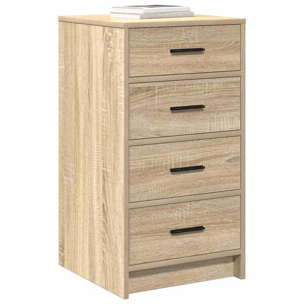 vidaXL Πλαϊνό γραφείο Sonoma Δρυς 40 x 41 x 75 εκ Επεξεργασμένο ξύλο