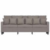 vidaXL Καναπές Τριθέσιος Taupe 180 εκ. Υφασμάτινος