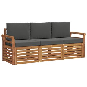 vidaXL &Sigma;&epsilon;&tau; &Kappa;&alpha;&nu;&alpha;&pi;έ 3 pcs &Phi;&upsilon;&sigma;&iota;&kappa;ό &kappa;&alpha;&iota; &Alpha;&nu;&theta;&rho;&alpha;&kappa;ί &Sigma;&tau;&epsilon;&rho;&epsilon;ό &Xi;ύ&lambda;&omicron; &Alpha;&kappa;&alpha;&kappa;ί&alpha;&sigmaf;