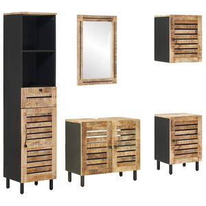 vidaXL &Sigma;&epsilon;&tau; &Nu;&tau;&omicron;&upsilon;&lambda;&alpha;&pi;&iota;ώ&nu; &Mu;&pi;ά&nu;&iota;&omicron;&upsilon; 5 &tau;&mu;&chi;. &Phi;&upsilon;&sigma;&iota;&kappa;ό 38 x 33 x 160 &epsilon;&kappa;.