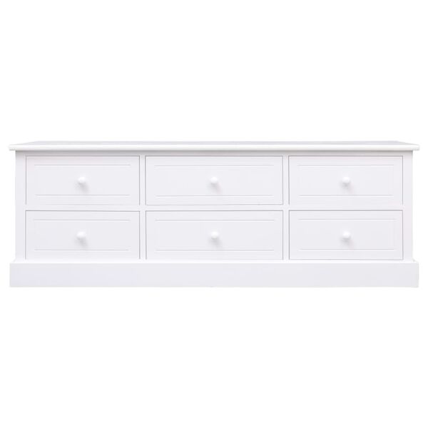 vidaXL Έπιπλο Χολ / Εισόδου Λευκό 115 x 30 x 40 εκ. Ξύλινο