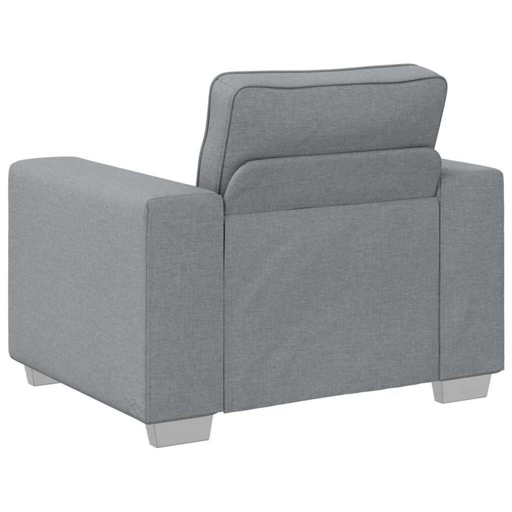 vidaXL Σετ Καναπέ με μαξιλάρι 3 pcs Γκρι 219 x 77 x 82 εκ ύφασμα