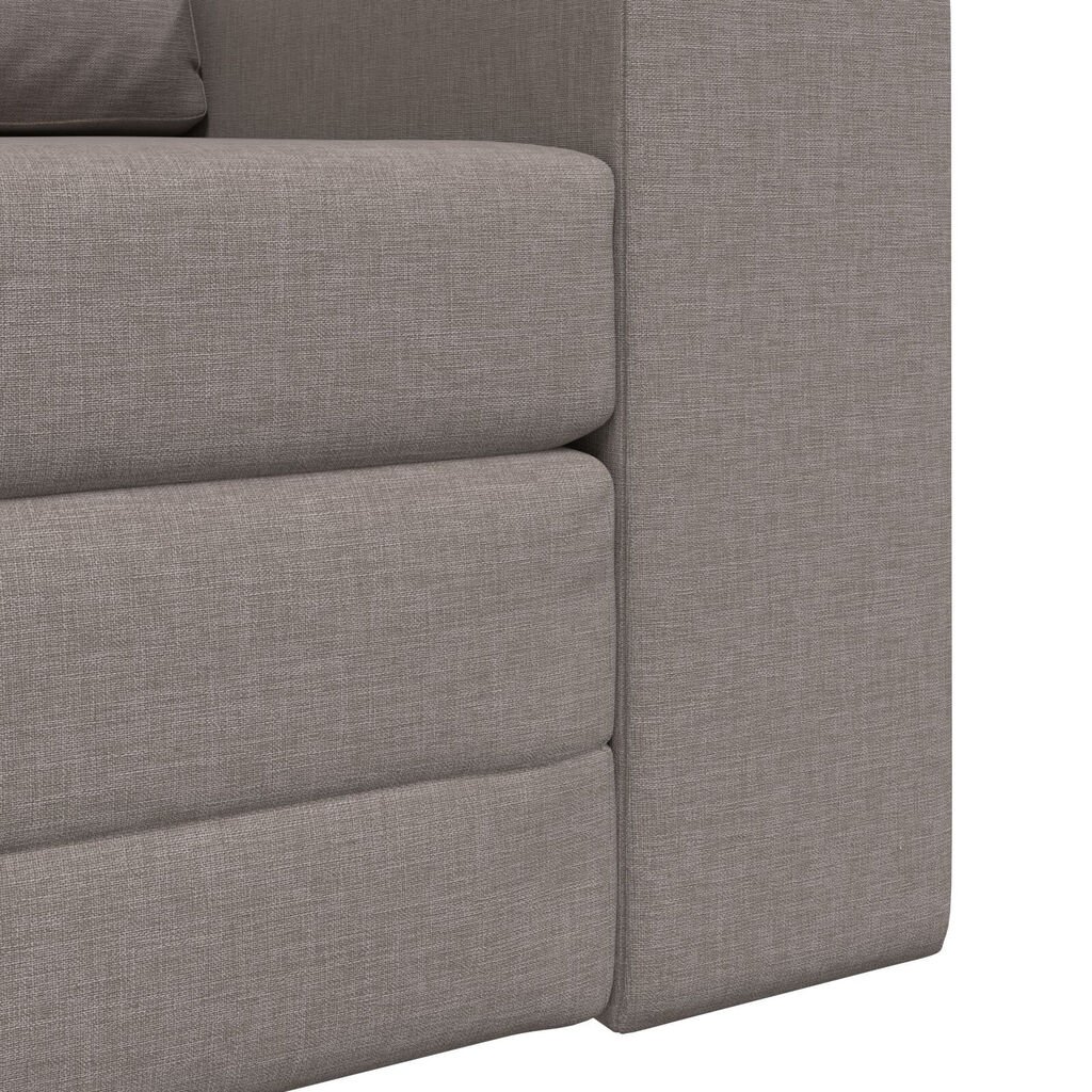 vidaXL Κατωσάι Καναπές Κρεβάτι 2 σε 1 Ταμπά 98x71x83 εκ. Ύφασμα