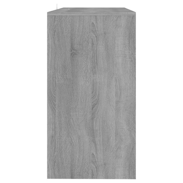 vidaXL Τραπέζι Κονσόλα Γκρι Sonoma 89x41x76,5 εκ. Επεξεργασμένο Ξύλο