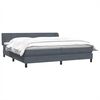 vidaXL Box Spring &Kappa;&rho;&epsilon;&beta;ά&tau;&iota; &mu;&epsilon; &sigma;&tau;&rho;ώ&mu;&alpha;&tau;&alpha; &Sigma;&kappa;&omicron;ύ&rho;&omicron; &gamma;&kappa;&rho;&iota; 180x210 cm Velvet