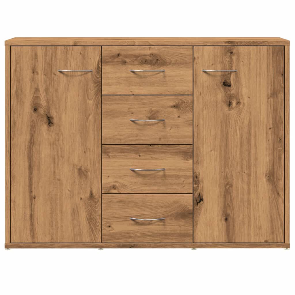 vidaXL Ντουλάπι Αρτισιανή Δρυς 88x30x64 εκ. από Επεξεργ. Ξύλο