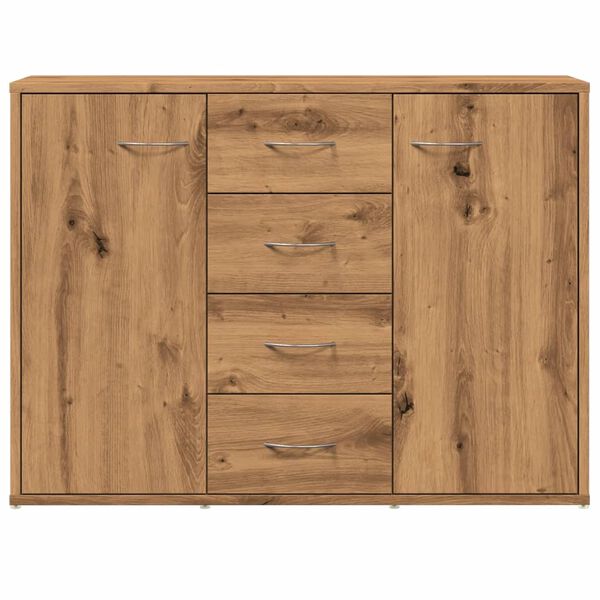 vidaXL Ντουλάπι Αρτισιανή Δρυς 88x30x64 εκ. από Επεξεργ. Ξύλο