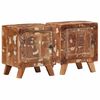vidaXL &Kappa;&omicron;&mu;&omicron;&delta;ί&nu;&omicron; 2 &tau;&epsilon;&mu;ά&chi;&iota;&alpha; 40x32x46 cm &Sigma;&tau;&epsilon;&rho;&epsilon;ό &xi;ύ&lambda;&omicron; &alpha;&nu;&alpha;&kappa;&upsilon;&kappa;&lambda;&omega;&mu;έ&nu;&omicron;