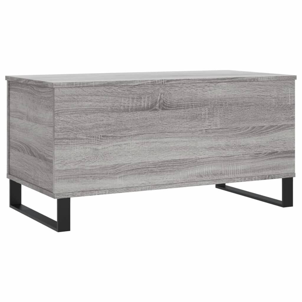 vidaXL Τραπεζάκι Σαλονιού Γκρι Sonoma 90x44,5x45 εκ.Επεξεργασμένο Ξύλο