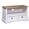 vidaXL Έπιπλο Τηλ. Μεξικ. Στιλ Corona 91x43x56 Λευκό εκ. Ξύλο Πεύκου