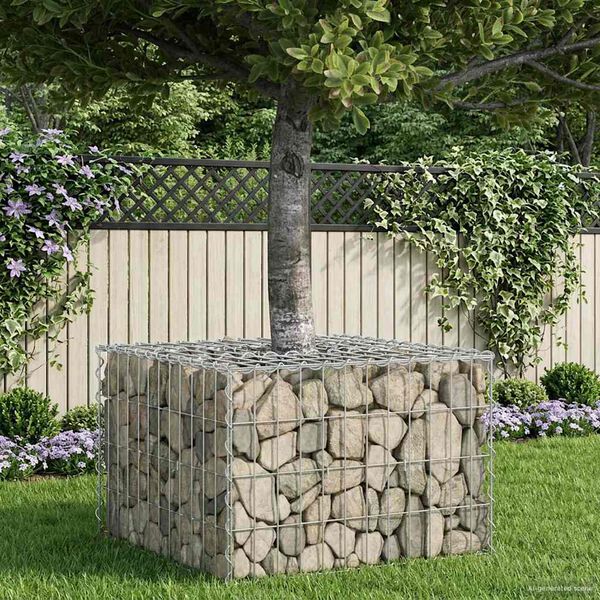 vidaXL &Alpha;&nu;&alpha;&sigma;&eta;&kappa;&omega;&mu;έ&nu;&omicron; &kappa;&rho;&epsilon;&beta;ά&tau;&iota; gabion &Alpha;&sigma;&eta;&mu;ί 60 x 60 x 40 cm