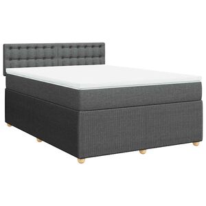 vidaXL &Kappa;&rho;&epsilon;&beta;ά&tau;&iota; Boxspring &mu;&epsilon; &Sigma;&tau;&rho;ώ&mu;&alpha; &Sigma;&kappa;&omicron;ύ&rho;&omicron; &Gamma;&kappa;&rho;&iota; 140x190 &epsilon;&kappa;. &Upsilon;&phi;&alpha;&sigma;&mu;ά&tau;&iota;&nu;&omicron;