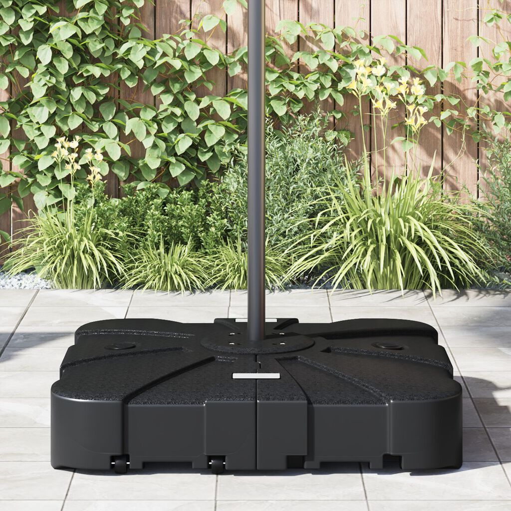 vidaXL Σετ Βάσης Παρασόλιας 2 Τεμαχίων - 150kg Άμμος ή 113kg Νερό