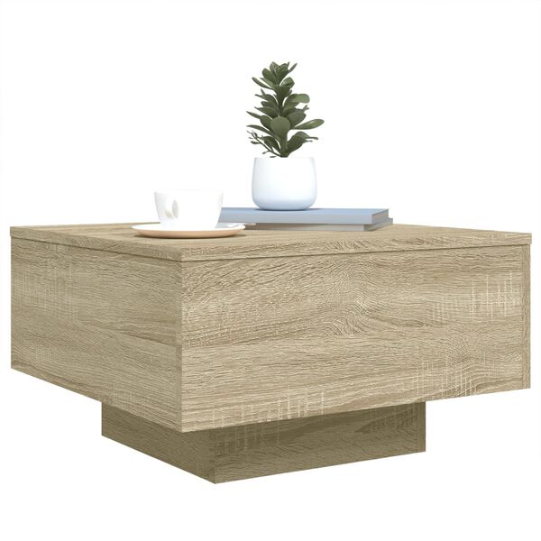 vidaXL Τραπεζάκι Σαλονιού Sonoma Δρυς 55x55x31 εκ. Επεξεργασμένο Ξύλο