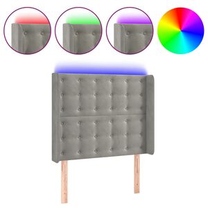 vidaXL &Kappa;&epsilon;&phi;&alpha;&lambda;ά&rho;&iota; &Kappa;&rho;&epsilon;&beta;&alpha;&tau;&iota;&omicron;ύ LED &Alpha;&nu;&omicron;&iota;&chi;&tau;ό &Gamma;&kappa;&rho;&iota; 83x16x118/128&epsilon;&kappa;. &Beta;&epsilon;&lambda;&omicron;ύ&delta;&iota;&nu;&omicron;