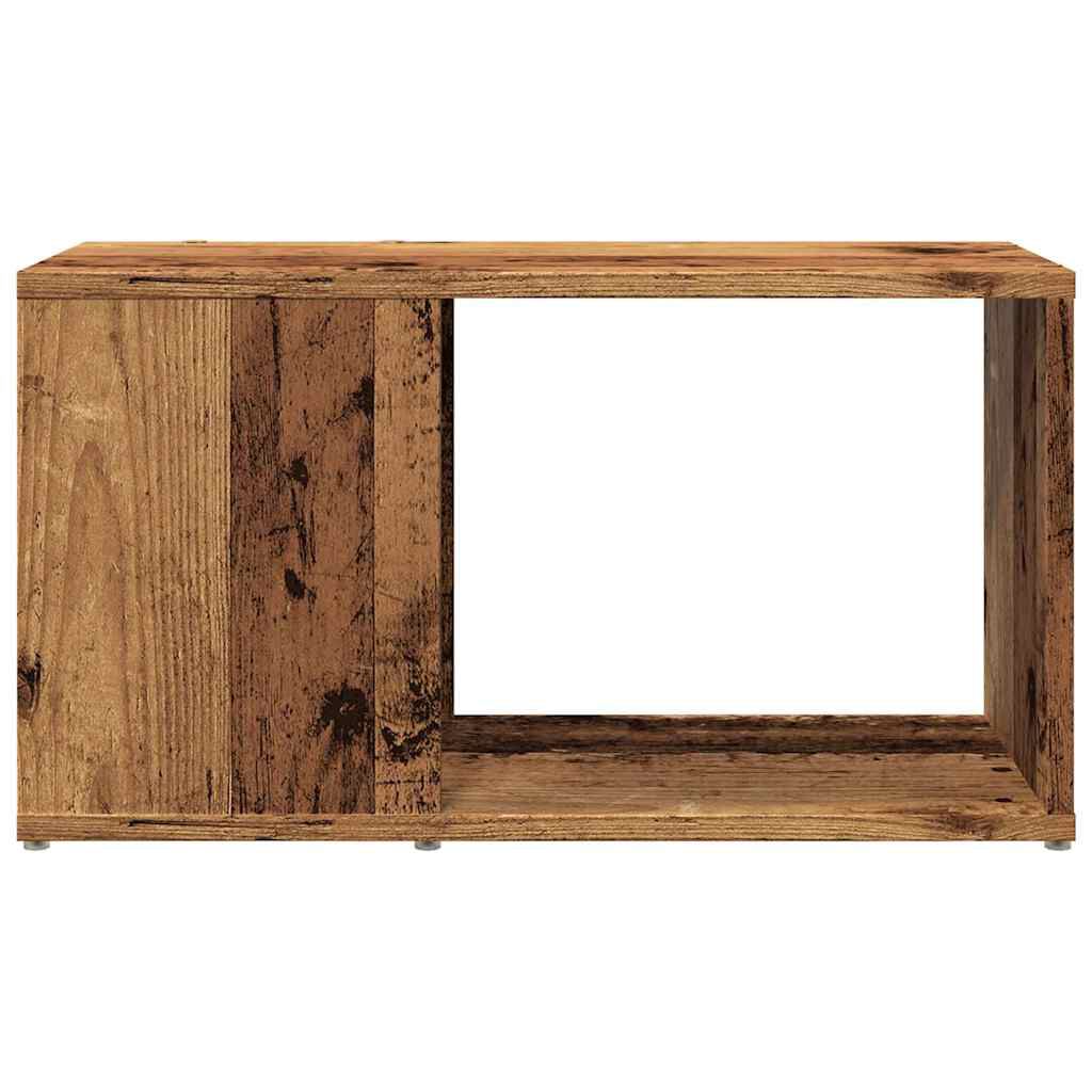 vidaXL Έπιπλο Τηλεόρασης Παλιό Ξύλο 60 x 24 x 32 εκ. από Μοριοσανίδα