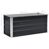vidaXL Ζαρντινιέρα Υπερυψωμένη Ανθρακί 100x40x45 εκ. Γαλβαν. Χάλυβας