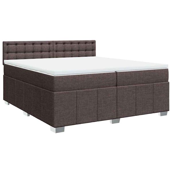 vidaXL &Kappa;&rho;&epsilon;&beta;ά&tau;&iota; Boxspring &mu;&epsilon; &Sigma;&tau;&rho;ώ&mu;&alpha; &Sigma;&kappa;&omicron;ύ&rho;&omicron; &Kappa;&alpha;&phi;έ 200x200 &epsilon;&kappa;. &Upsilon;&phi;&alpha;&sigma;&mu;ά&tau;&iota;&nu;&omicron;