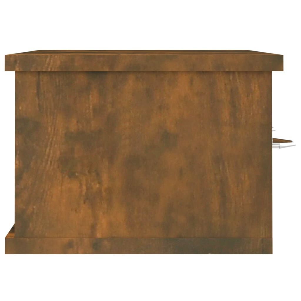 vidaXL Ντουλάπι Τοίχου Καπνιστή Δρυς 60x26x18,5 εκ. Επεξεργασμένο Ξύλο