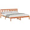 vidaXL Σκελετός Κρεβατιού Καφέ κεριού 180 x 200 cm Μασίφ ξύλο πεύκου