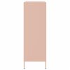 vidaXL Ντουλάπι Ροζ 68x39x113 εκ. από Ατσάλι