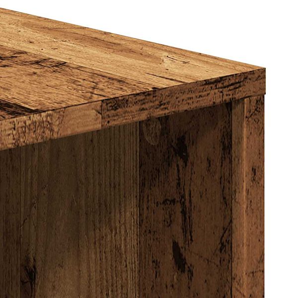 vidaXL Έπιπλο Τηλεόρασης Παλιό Ξύλο 130x35x50 εκ. από Μοριοσανίδα