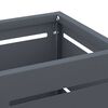 vidaXL Σχέδιο & βάση αποθήκευσης Ανθρακί 15.5 x 15.5 x 49 εκ Ατσάλι