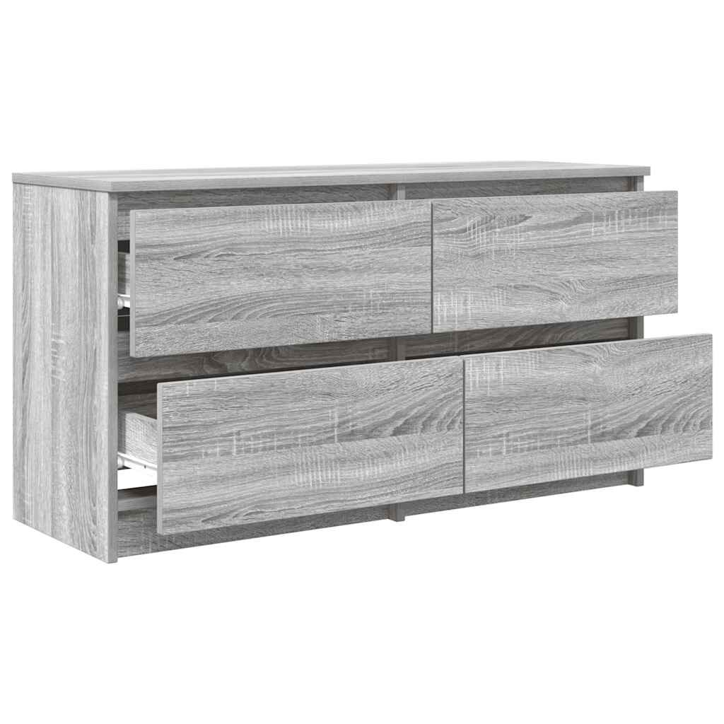 vidaXL Έπιπλο Τηλεόρασης Γκρι Sonoma 100x35x54 εκ. από Επεξεργ. Ξύλο