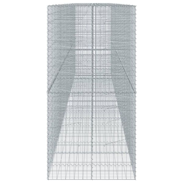 vidaXL Συρματοκιβώτιο με Κάλυμμα 850x100x200εκ από Γαλβανισμένο Χάλυβα