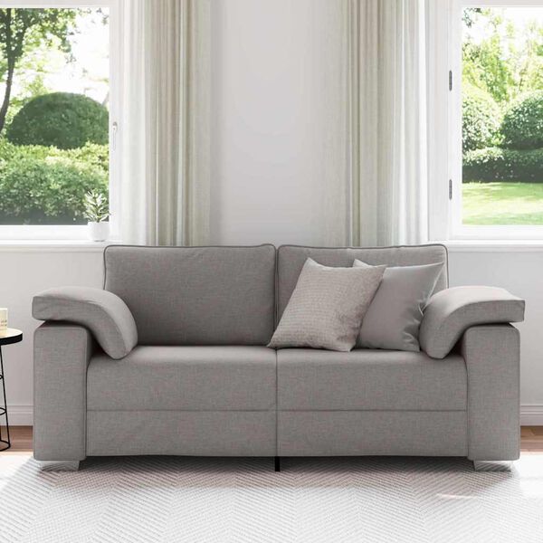 vidaXL Καναπές με μαξιλάρι Taupe 180 x 77 x 82 εκ ύφασμα