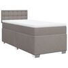 vidaXL &Kappa;&rho;&epsilon;&beta;ά&tau;&iota; Boxspring &mu;&epsilon; &Sigma;&tau;&rho;ώ&mu;&alpha; Taupe 80x200 &epsilon;&kappa;. &Upsilon;&phi;&alpha;&sigma;&mu;ά&tau;&iota;&nu;&omicron;
