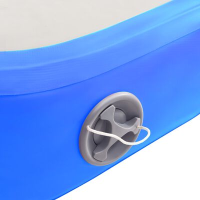 vidaXL Στρώμα Ενόργανης Φουσκωτό Μπλε 800 x 100 x 15 εκ. PVC με Τρόμπα