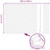 vidaXL Φράχτης με Στήλες. Ασημί 0.4 x 50 μ. Ατσάλι