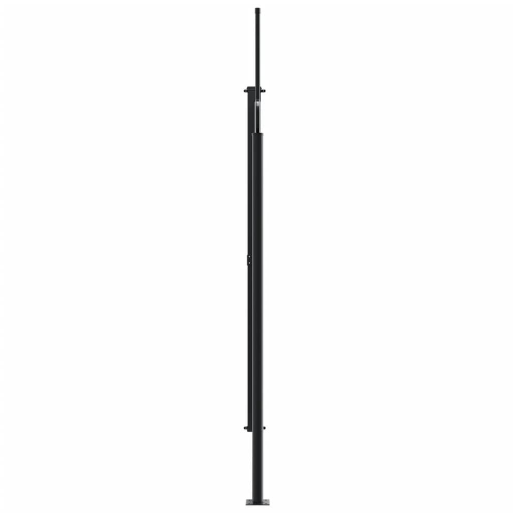 vidaXL Σκίαστρο Πλαϊνό Συρόμενο Κόκκινο 220 x 500 εκ.