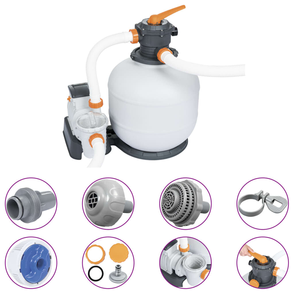 Bestway Αντλία με Φίλτρο Άμμου Flowclear 8327 Λίτρα / Ώρα