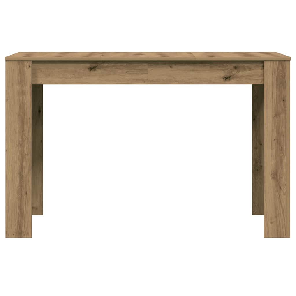 vidaXL Τραπεζαρία Αρτισιανή Δρυς 120x60x76 εκ. από Επεξεργασμένο Ξύλο