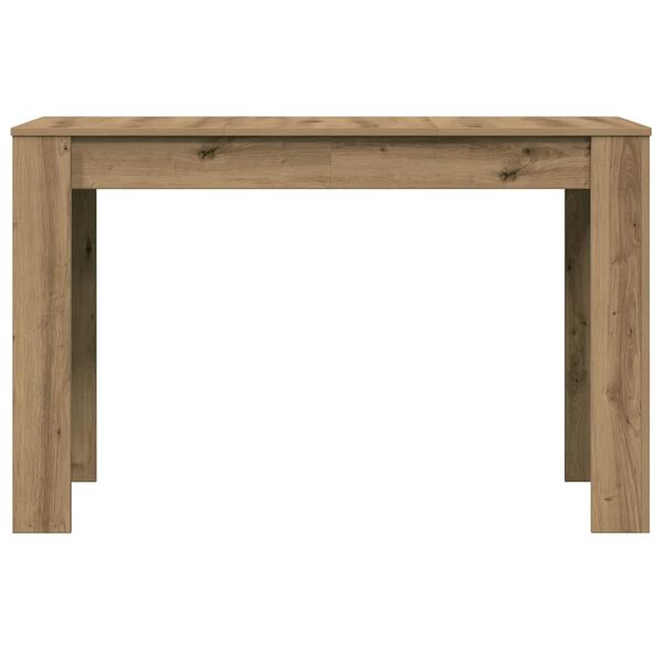 vidaXL Τραπεζαρία Αρτισιανή Δρυς 120x60x76 εκ. από Επεξεργασμένο Ξύλο