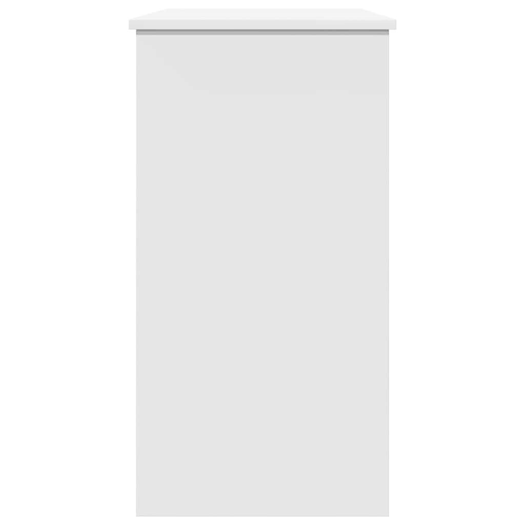vidaXL Γραφείο Λευκό 80 x 40 x 75 εκ. από Μοριοσανίδα