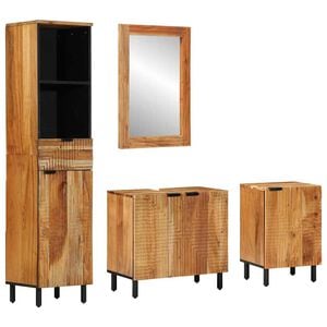 vidaXL &Sigma;&epsilon;&tau; &Nu;&tau;&omicron;&upsilon;&lambda;&alpha;&pi;&iota;ώ&nu; &Mu;&pi;ά&nu;&iota;&omicron;&upsilon; 4 &tau;&mu;&chi;. &Phi;&upsilon;&sigma;&iota;&kappa;ό 38 x 33 x 160 &epsilon;&kappa;.