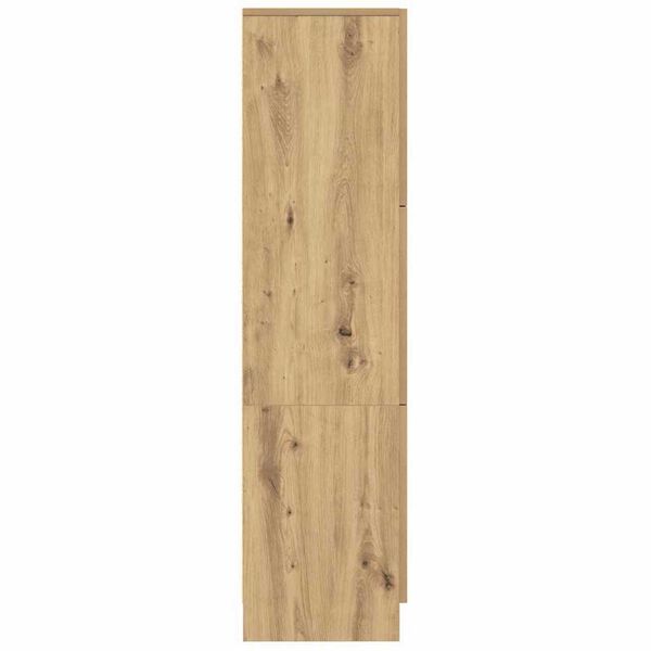vidaXL Ψηλή Ντουλάπα artisan δρυς 31,5 x 32 x 124 εκ