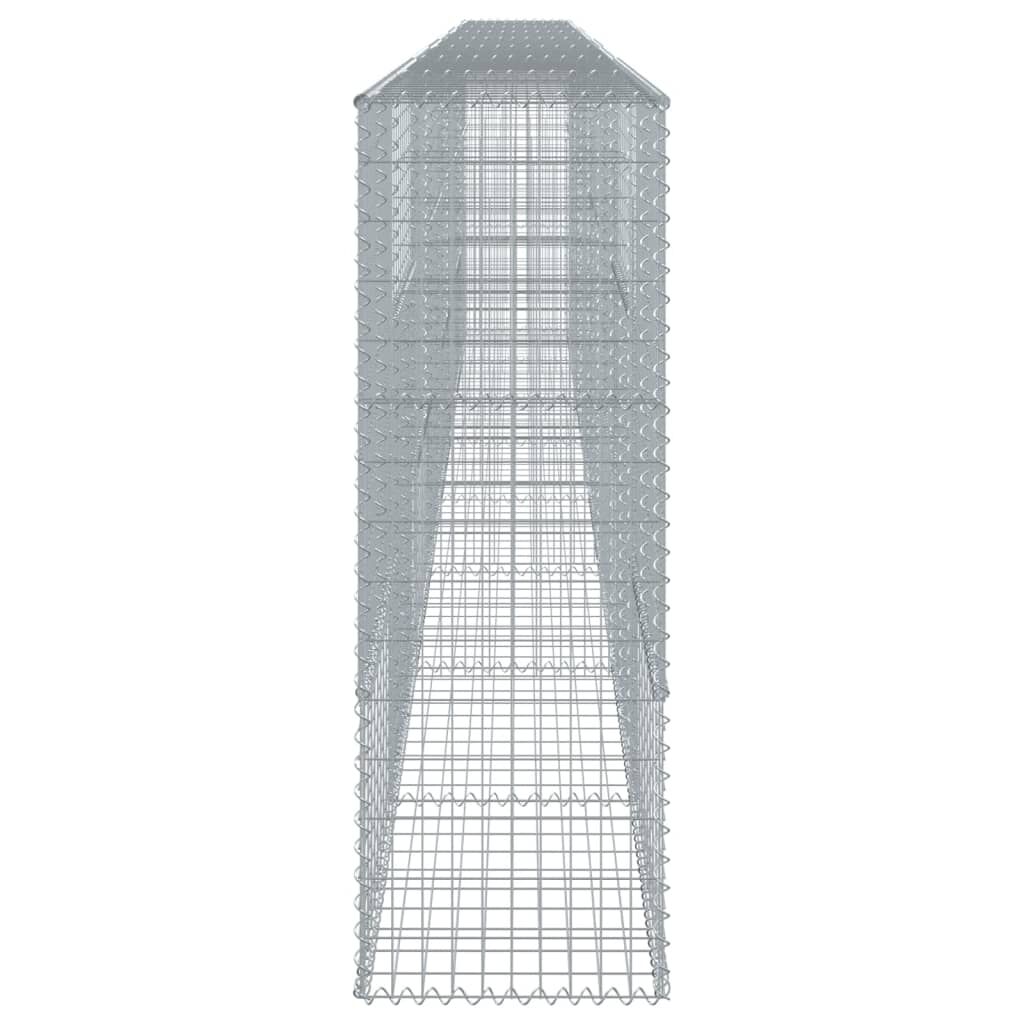 vidaXL Συρματοκιβώτιο με Κάλυμμα 800x50x150εκ. από Γαλβανισμένο Χάλυβα